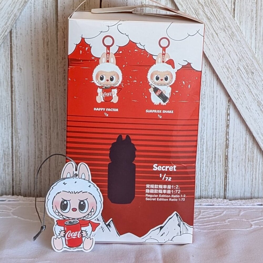 AUTHENTIC LABUBU COCA-COLA SERIES HAPPY FACTOR THE MONSTERS Vinyl Blind Box NWT - Picture 5 of 9